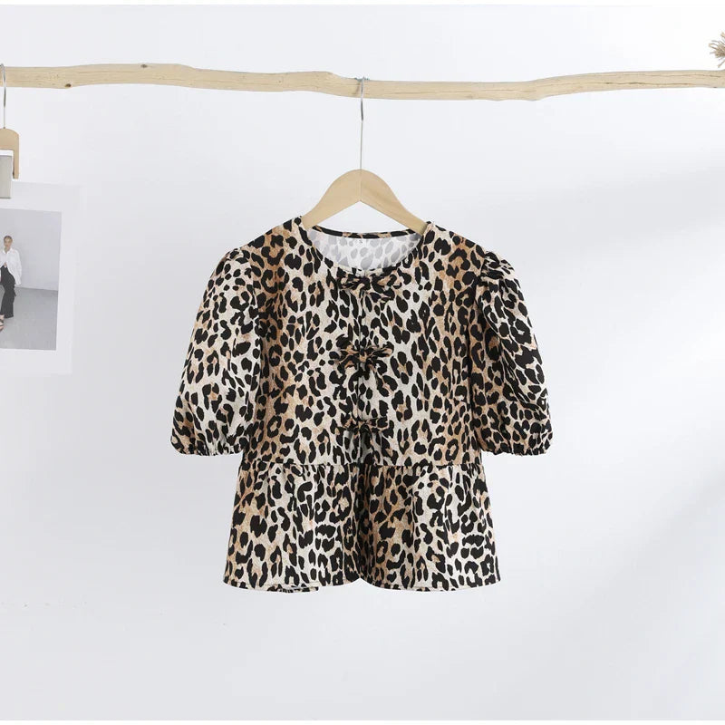 Cynthia | Luipaard top