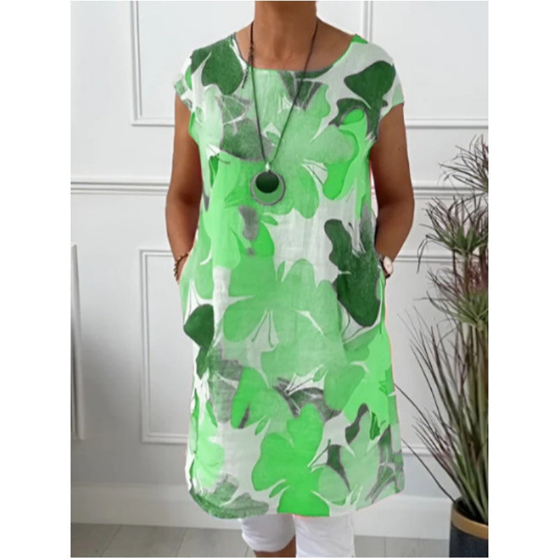 Anita | Elegante ronde hals jurk