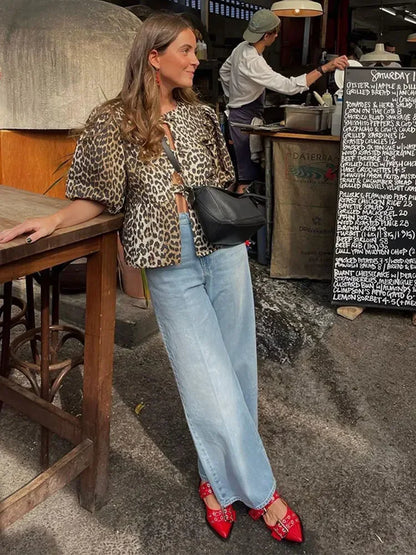 Cynthia | Luipaard top