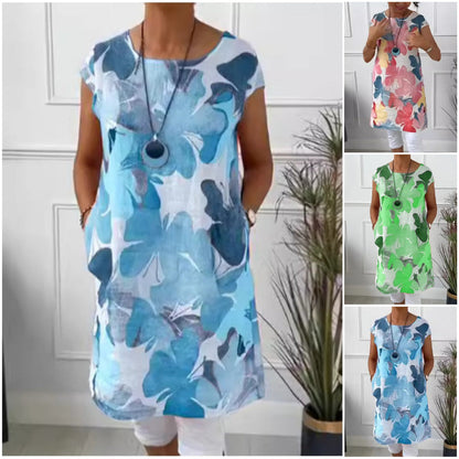 Anita | Elegante ronde hals jurk