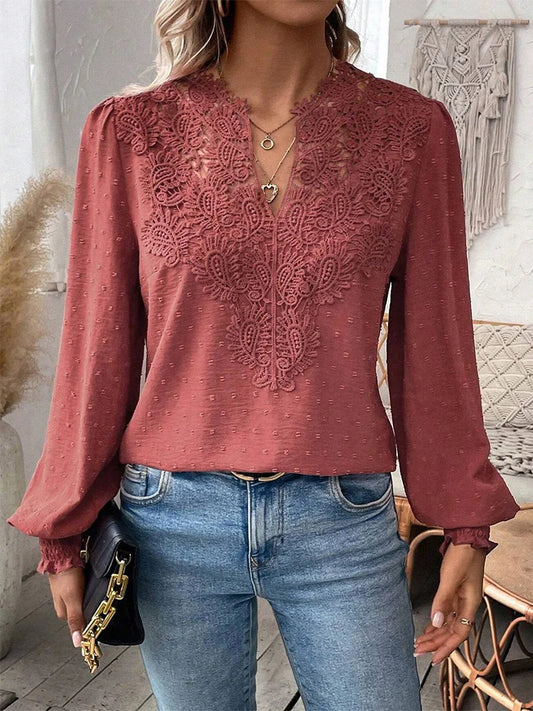 Clementine | Elegante blouse met V-hals