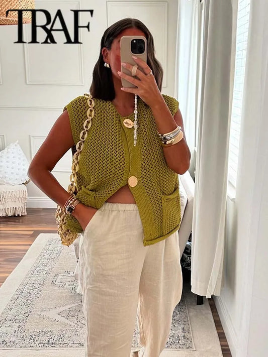 Ivy | Mouwloze knit