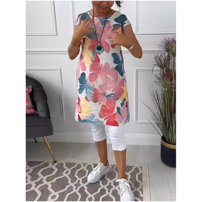 Anita | Elegante ronde hals jurk